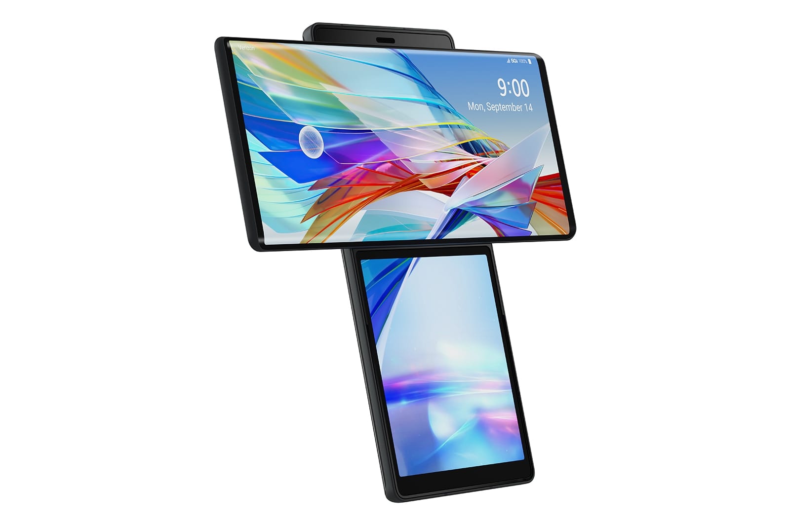 An image of the LG Wing smartphone