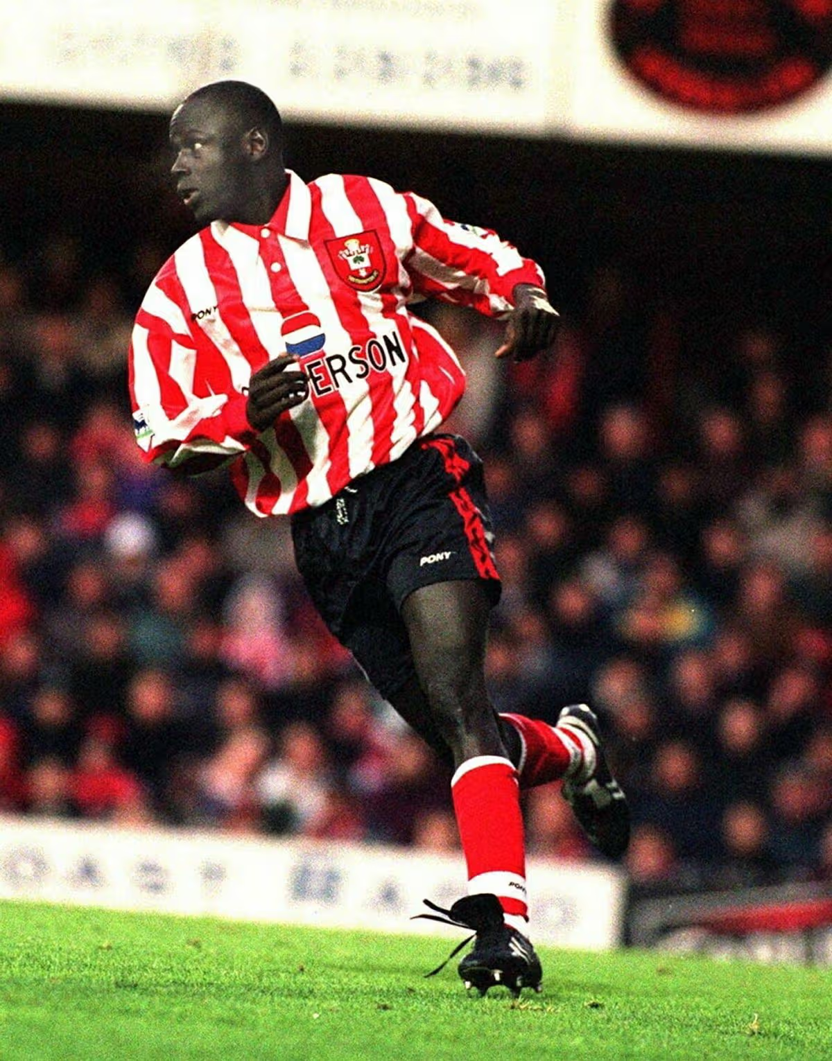 Ali Dia playing for Southampton in the Premier League